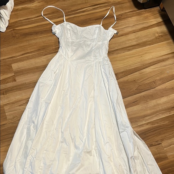 Abercrombie & Fitch Dresses & Skirts - White Spaghetti Strap Midi Dress